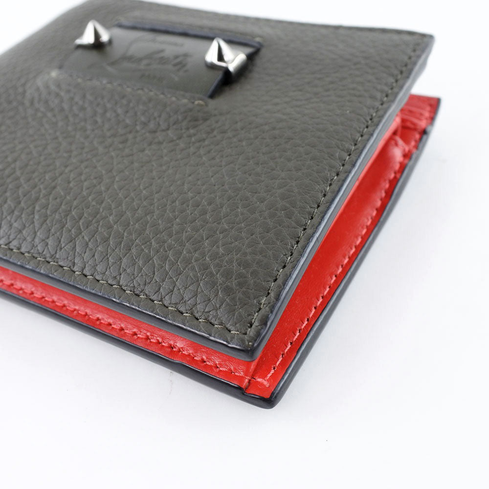 Christian Louboutin スタッズ二つ折り財布 Christian Louboutin】クリスチャンルブタン スタッズ 二つ折り