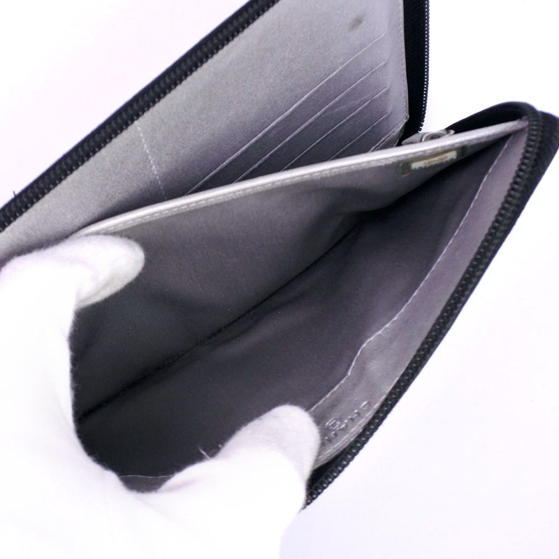 [샤넬] 샤넬 카멜리아 긴 지갑 양고기 흑인 숙녀 긴 지갑