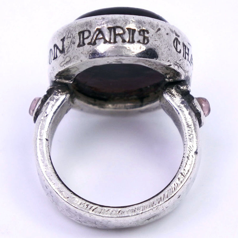 [Chanel] Chanel Coco Mark Ring / Anillo No. 11 Anillo / anillo de damas negras