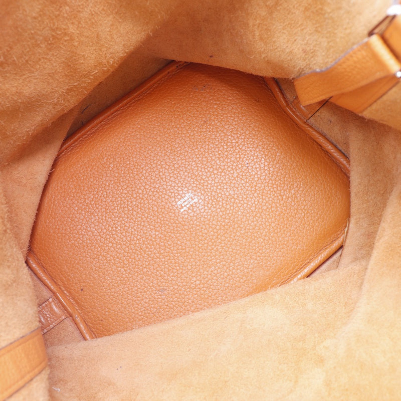[爱马仕]爱马仕·皮克特（Hermes picotan）岩石总经理三元杂货店橙色□P雕刻女士手提包