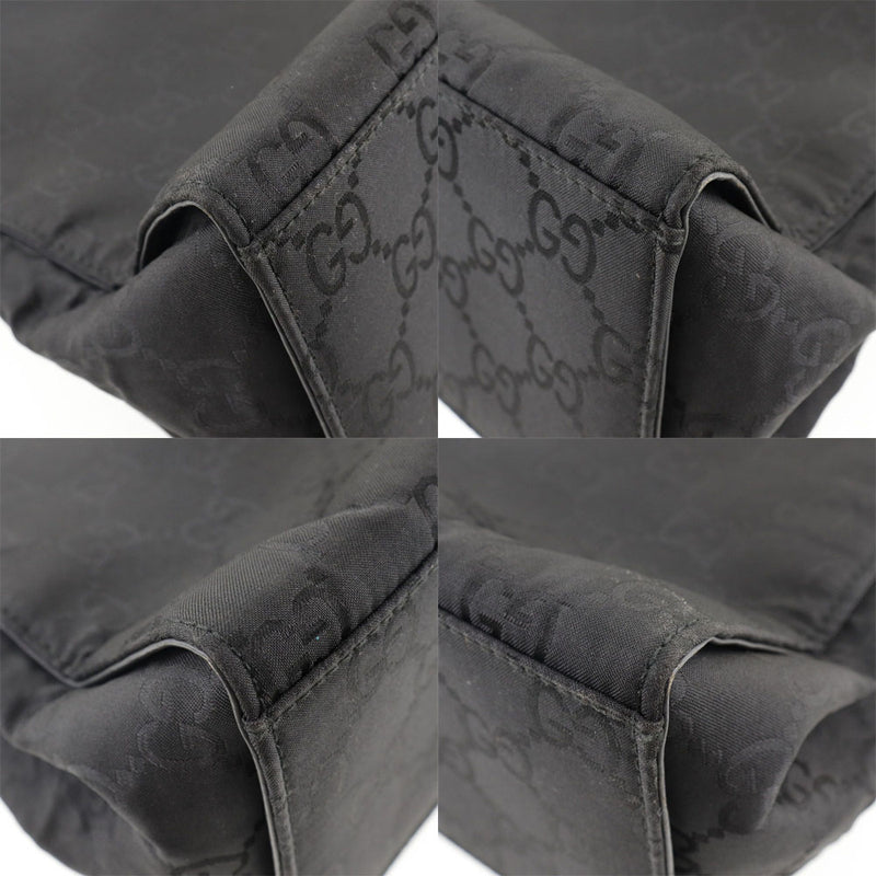 GUCCI】グッチ バンブー 002.1010 GGキャンバス 黒 レディース トート