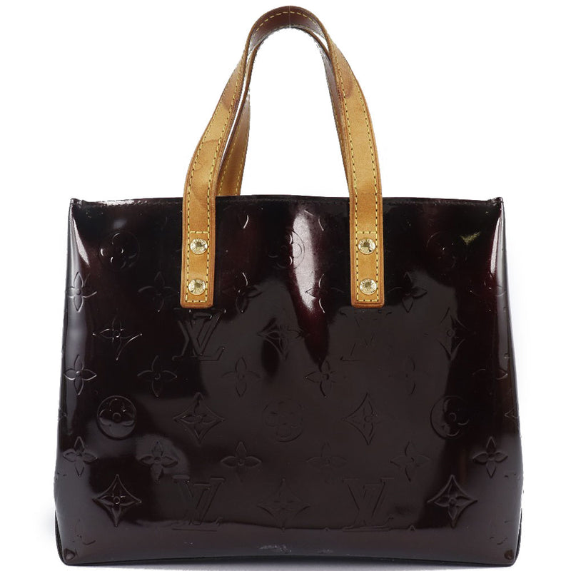 [Louis Vuitton] Louis Vuitton Lead PM M91993 Monogram Verni Amalant Vino Rojo MI2047 Handpal Bagn Bag Bag Bag Bags B-Rank