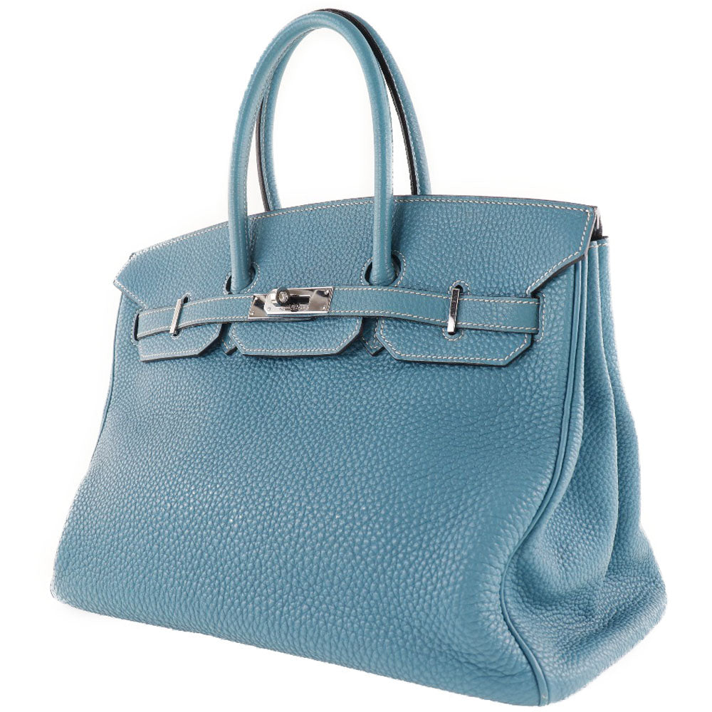 HERMES】エルメス バーキン35 トゴ ブルージーン 水色 □I刻印