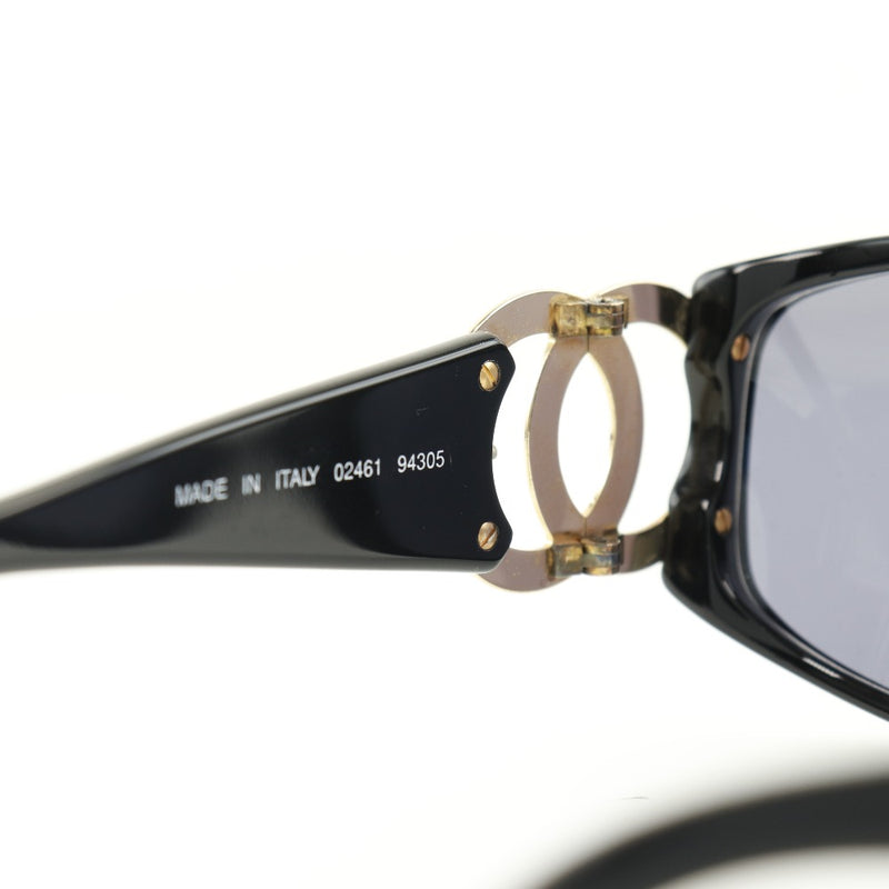 [CHANEL] Chanel Coco Mark 02461 94305 Plastic Black Ladies Sunglasses