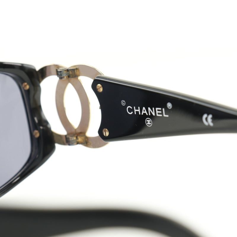 [Chanel] Chanel Coco Mark 02461 94305 Gafas de sol de damas negras de plástico