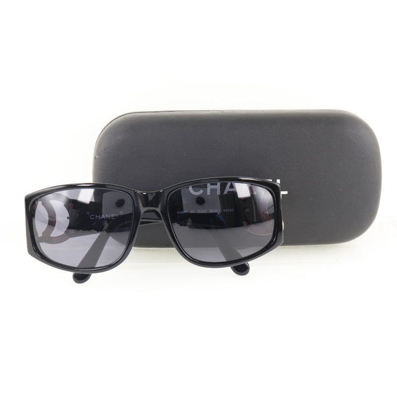 [CHANEL] Chanel Coco Mark 02461 94305 Plastic Black Ladies Sunglasses