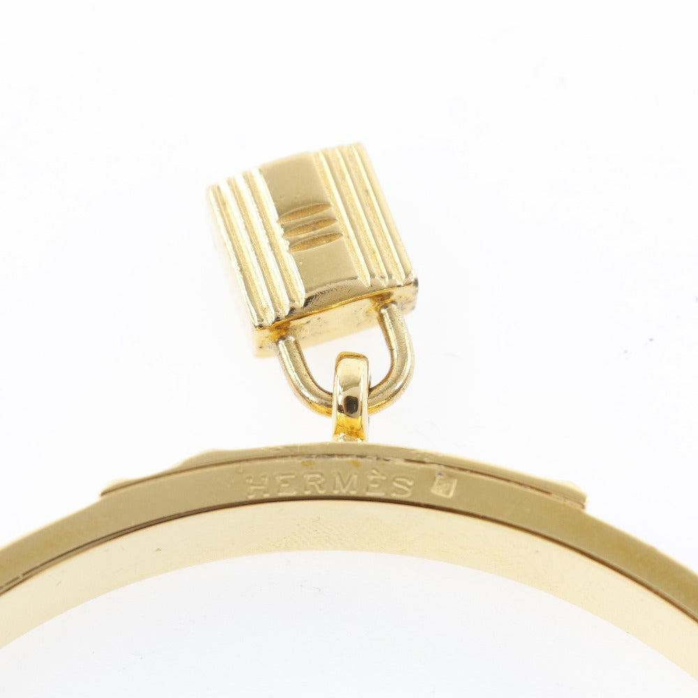 HERMES】エルメス ケリーバングル カデナ 金メッキ 赤 レディース