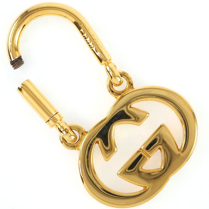 [Gucci] Gucci entrelazado G Gold Ladies Keychain