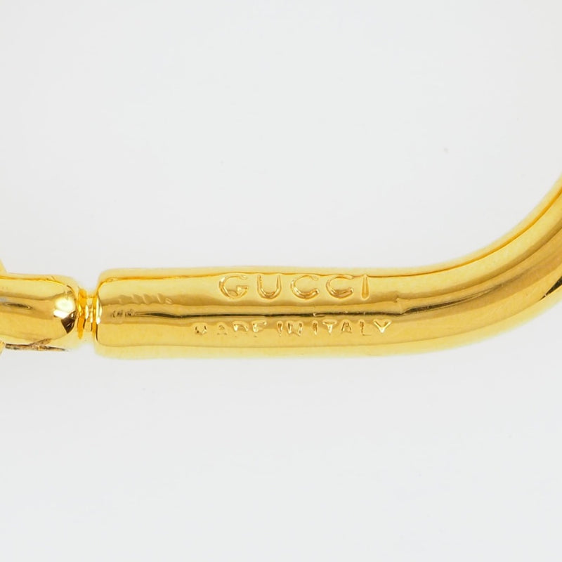 [GUCCI] Gucci Interlocking G Gold Ladies Keychain