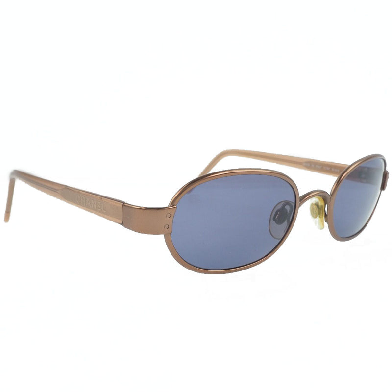 [Chanel] LOGO DE CHANEL Side 11757 51315 Metal x plástico Gafas de sol de bronce para mujeres