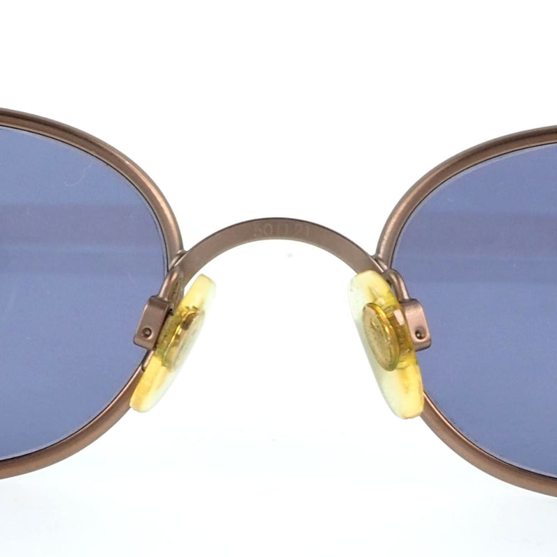 [CHANEL] Chanel Side Logo 11757 51315 Metal x Plastic Bronze Women's Sunglasses