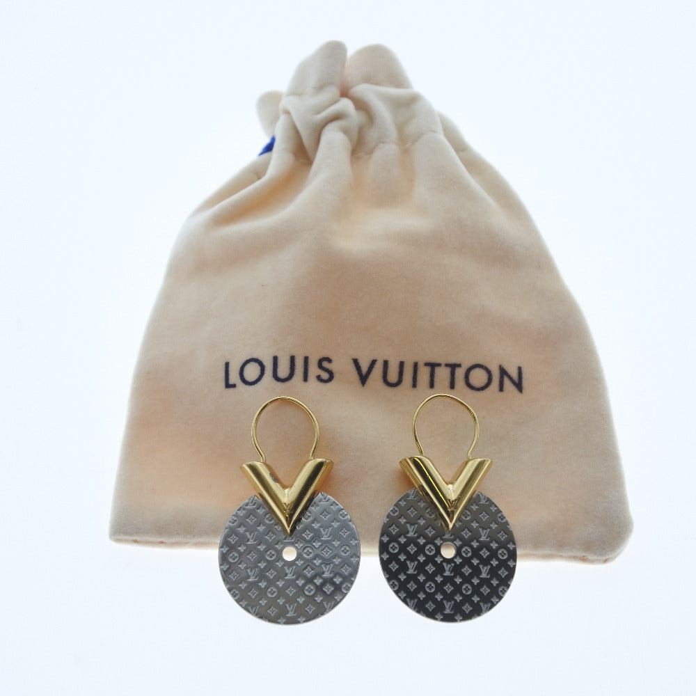 ルイ・ヴィトン ピアス LOUIS VUITTON】ルイ・ヴィトン エッセンシャル Vコイン M00189 金属