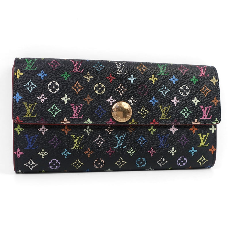[LOUIS VUITTON] Louis Vuitton Portofoyilla M60273 Long wallet monogram multi -color multi -color black TH0075 engraved ladies long wallet