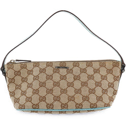 [GUCCI] Gucci Accessory Pouch 07198 GG Canvas Tea Ladies Pouch