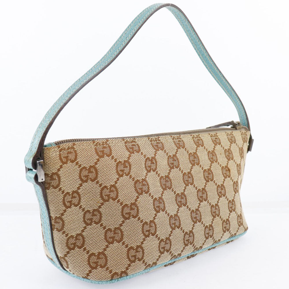 GUCCI】グッチ アクセサリーポーチ 07198 GGキャンバス 茶 レディース