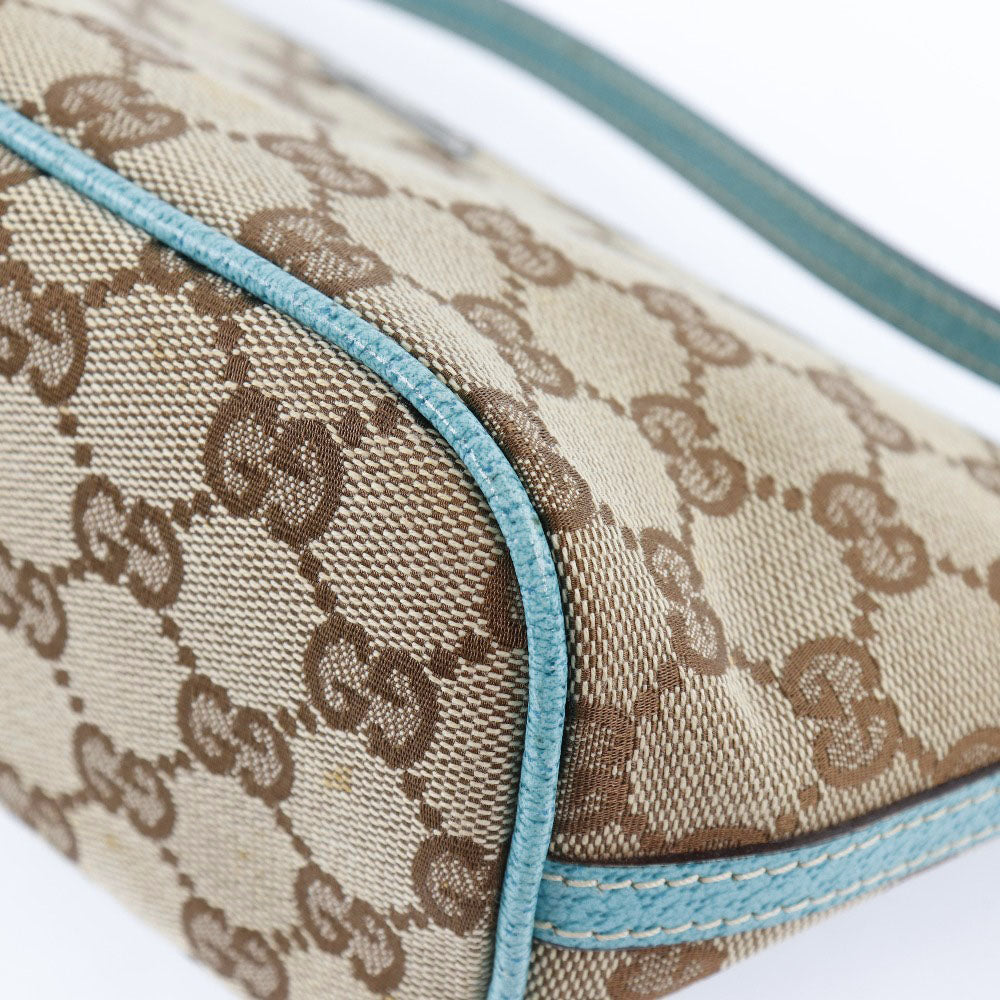 GUCCI】グッチ アクセサリーポーチ 07198 GGキャンバス 茶 レディース
