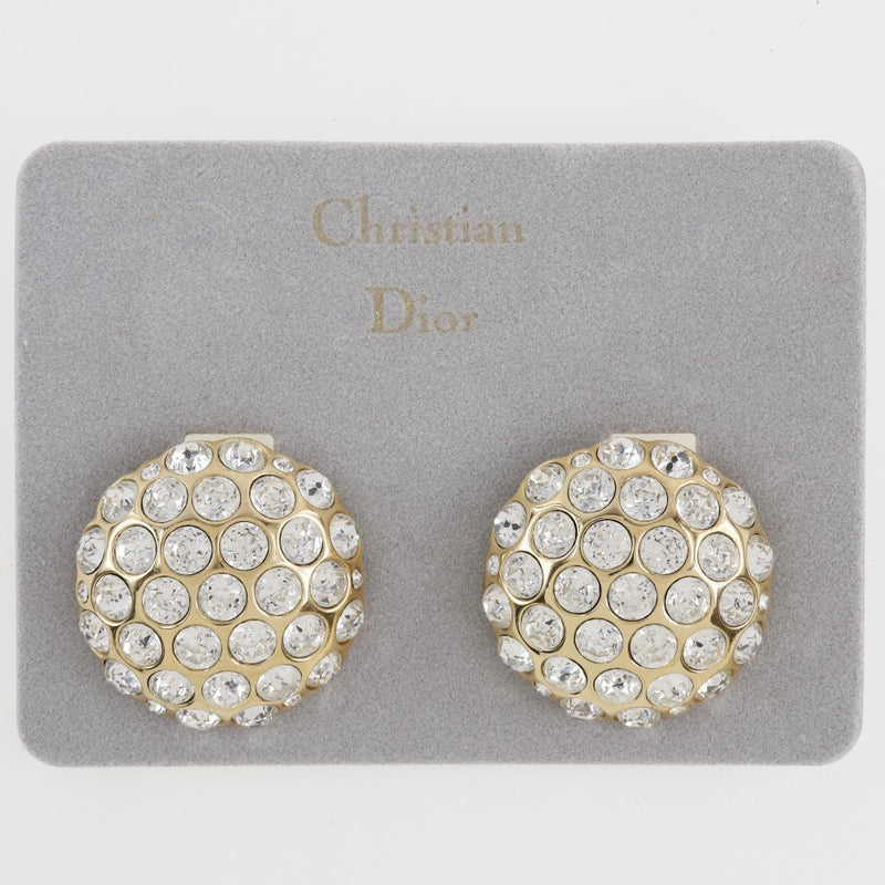 [DIOR] Christian Dior Gold Plating X 라인트 톤 숙녀 귀걸이 A 순위