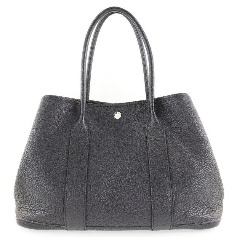 [Hermes] Hermes Garden Party PM Negonda Black □ M grabado una bolsa de mano unisex