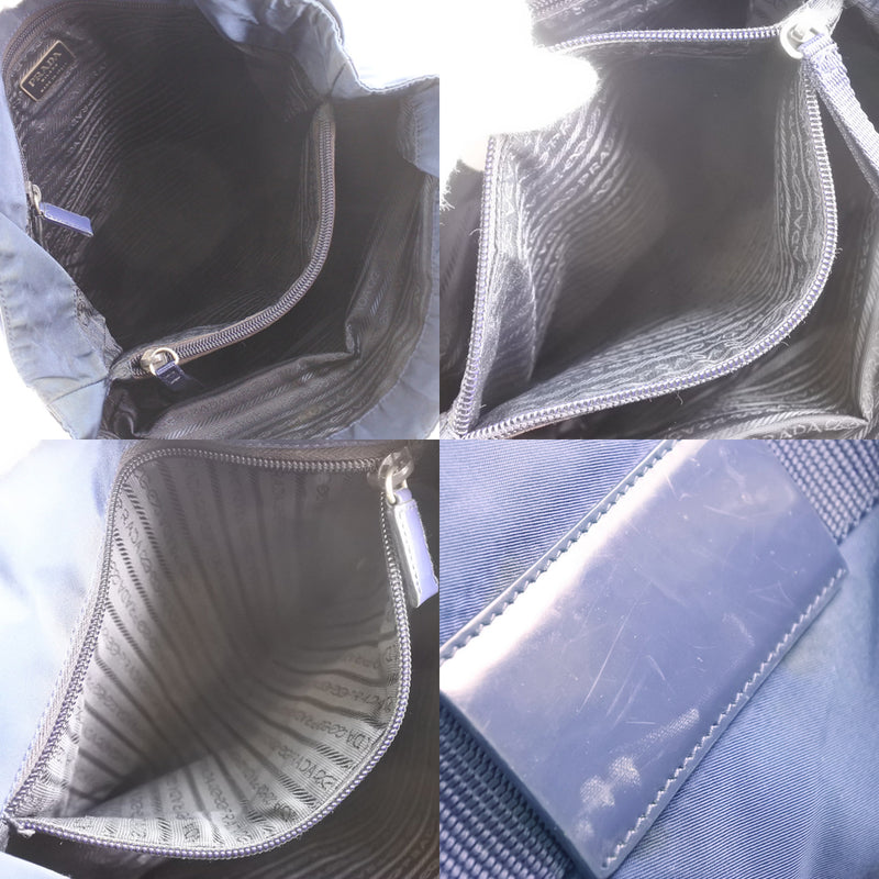 [Prada] Prada B10310 Nylon Navy Unisex Tote Bag
