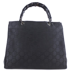 GUCCI】グッチ バンブー 002-1010 GGキャンバス 黒 ユニセックス