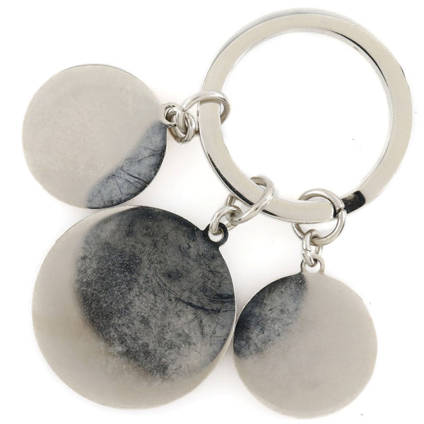 [Chanel] Chanel Rouge Coco Novelty Coco Mark Metal Silver Ladies Keychain