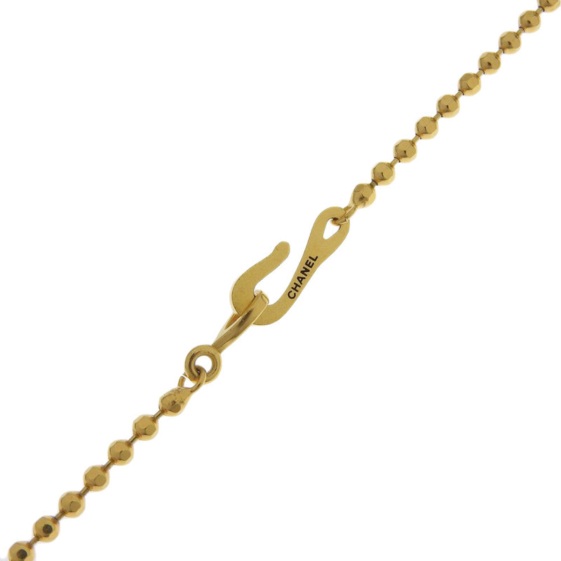 [CHANEL] Chanel 
 Camelia necklace 
 Matrasse vintage gold plating 98a engraved CAMELIA Ladies B-Rank