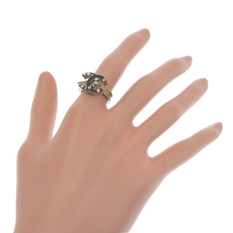 [Chanel] Chanel Coco Mark Metal No. 12 Silver 07A Grabado anillo / anillo de damas