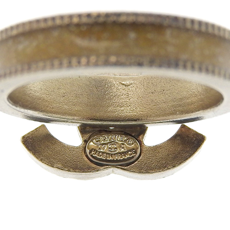 [Chanel] Chanel Coco Mark Metal No. 12 Silver 07A Grabado anillo / anillo de damas
