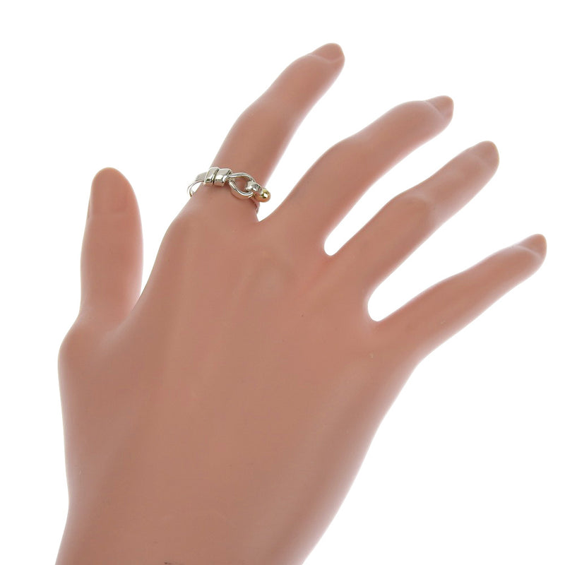 [TIFFANY & CO.] Tiffany Love Knot Silver 925 × K18 Yellow Gold No. 13 Ladies Ring / Ring A Rank