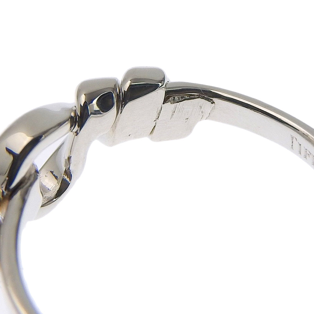 ティファニー ラブノット リング K18 SV925シルバー TIFFANY&Co.】ティファニー ラブノット シルバー925×K18イエロー
