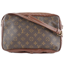 [Louis Vuitton] Louis Vuitton Sack Bandriere 30 빈티지 모노그램 캔버스 차 숙녀 어깨 가방