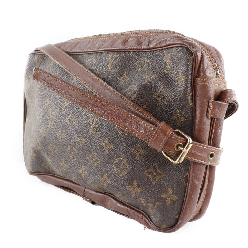 [Louis Vuitton] Louis Vuitton Sack Bandriere 30 빈티지 모노그램 캔버스 차 숙녀 어깨 가방