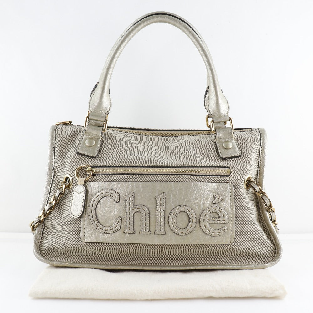 Chloe】クロエ ハーレー ミニボストン 3S0883 キャンバス×カーフ ベージュ レディース ハンドバッグ B-ランク – KYOTO  NISHIKINO