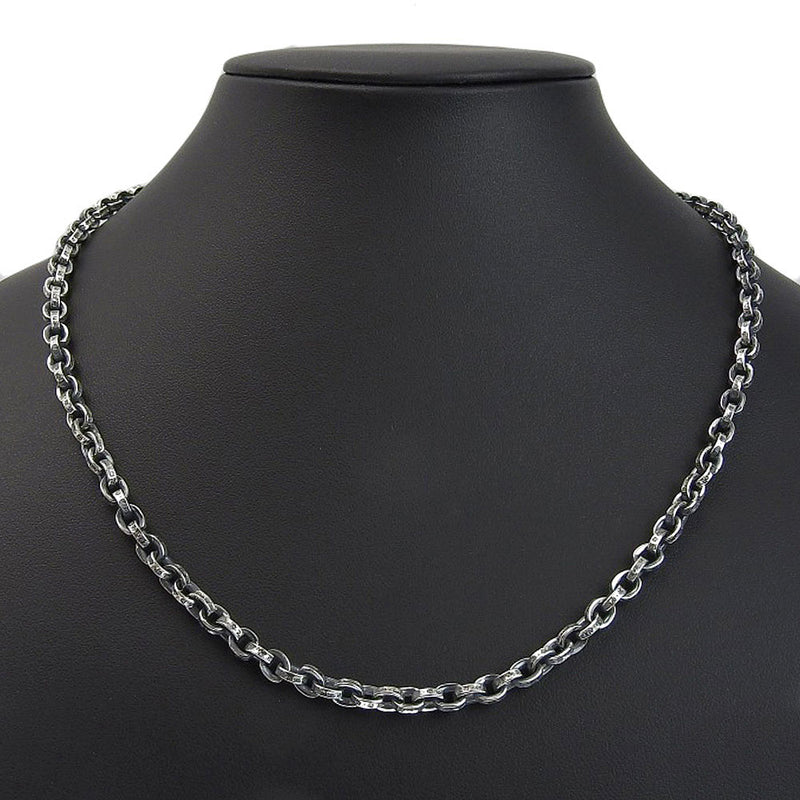 [Chrome Hearts] Chrome Hearts Paper Chain 20 inch Silver 925 Unisex Necklace A+Rank