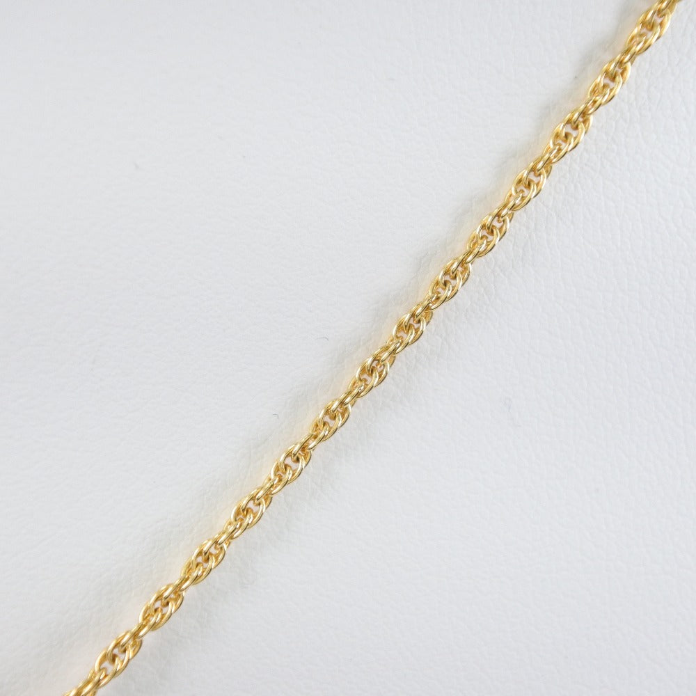 Dior] Christian Dior Logo plate gold plating gold ladies