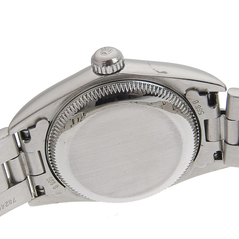 【ROLEX】ロレックス
 オイスターパーペチュアル 76080 ステンレススチール 自動巻き レディース 黒文字盤 腕時計