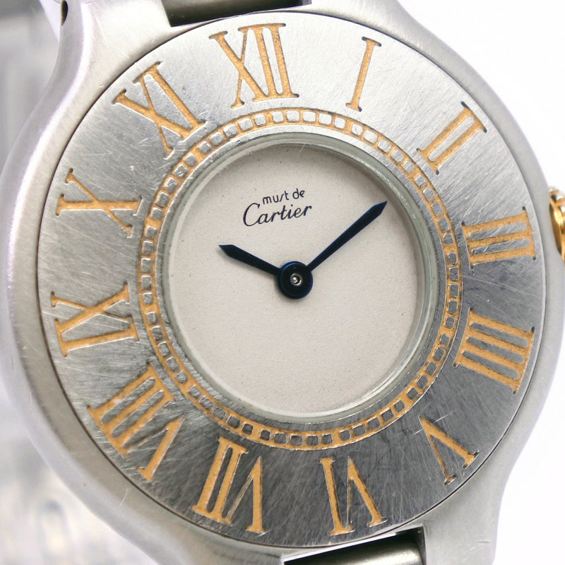 CARTIER】カルティエ マスト21 腕時計 ヴァンティアン 125000P ...