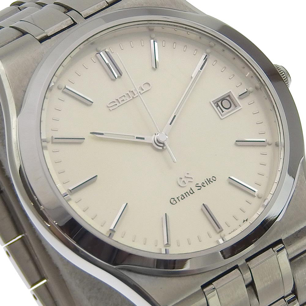 [Seiko] Seiko Grand Seiko 8N65-9000 SBGG001 Stainless Steel Silver Quartz  Analog Display Men White Dial Watch – KYOTO NISHIKINO