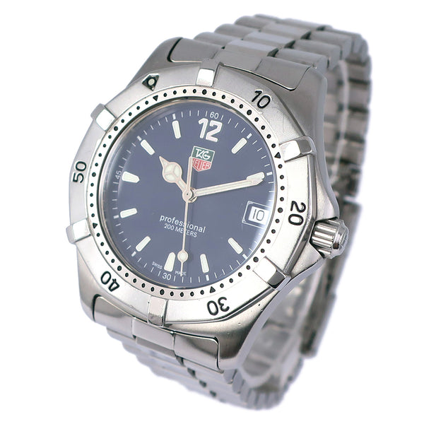 【TAG HEUER】タグホイヤー
 プロフェッショナル 2000 WK1113-0 ステンレススチール クオーツ メンズ ネイビー文字盤 腕時計