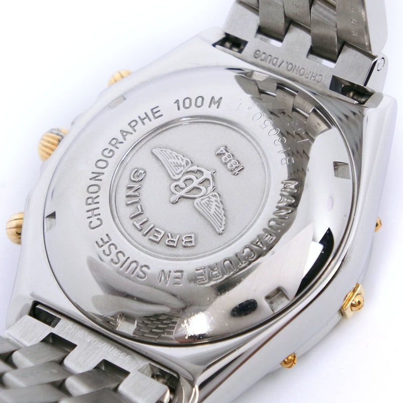 【BREITLING】ブライトリング
 ビコロ B13050.1 ステンレススチール シルバー 自動巻き クロノグラフ メンズ 白文字盤 腕時計
