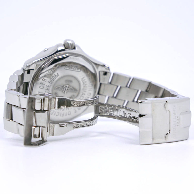 【BREITLING】ブライトリング
 コルト A17350 ステンレススチール シルバー 自動巻き アナログ表示 メンズ 白文字盤 腕時計