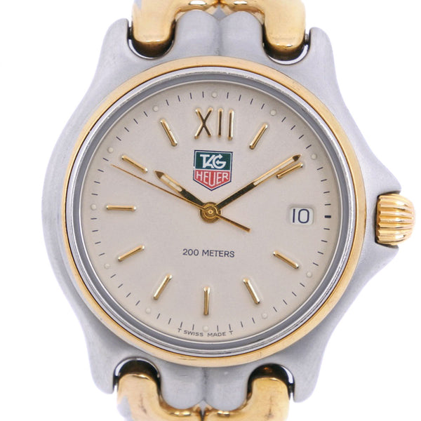 [TAG HEUER] TAG Hoire
 Cell S05.013m Watch
 Stainless steel x gold plating quartz analog display men's ivory dial watch