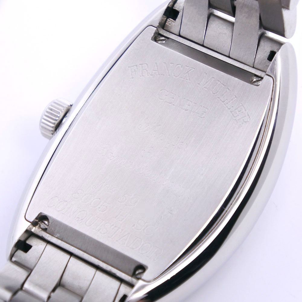 フランクミュラー コンキスタドール 8005SC 自動巻き ステンレススティール FRANCK MULLER】フランクミュラー コンキスタドール 8005HSC 腕時計