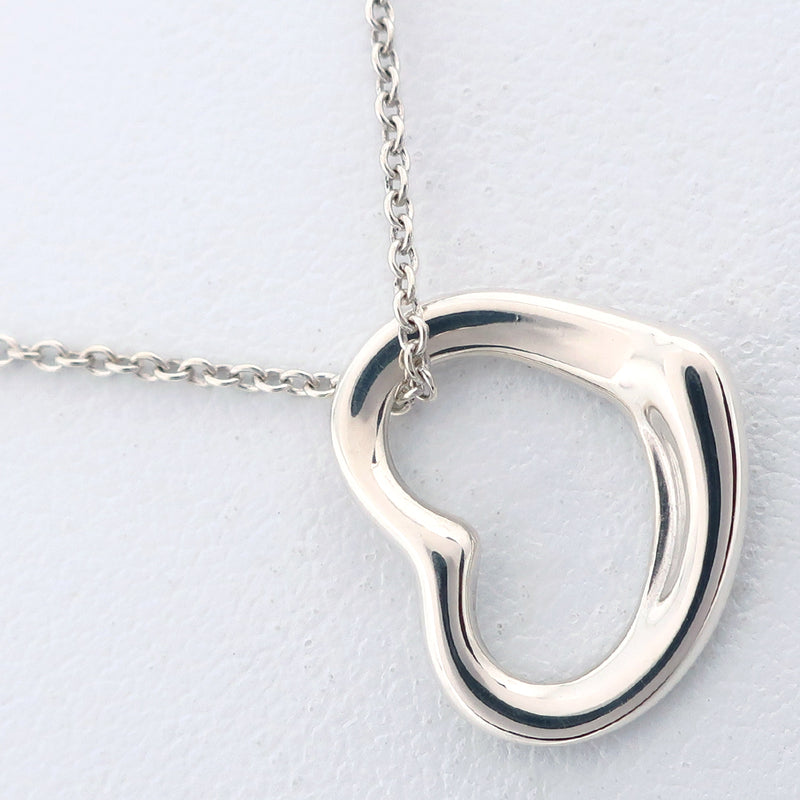 [TIFFANY & CO.] Tiffany Open Heart El Saperti Necklace Silver 925 Ladies Necklace A+Rank