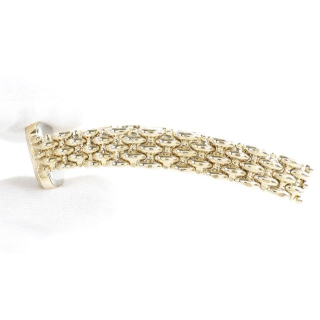 [Longines] Longines 7123 Goldia de oro de acero inoxidable Pantalla analógica de cuarzo Damas de marcación blanca