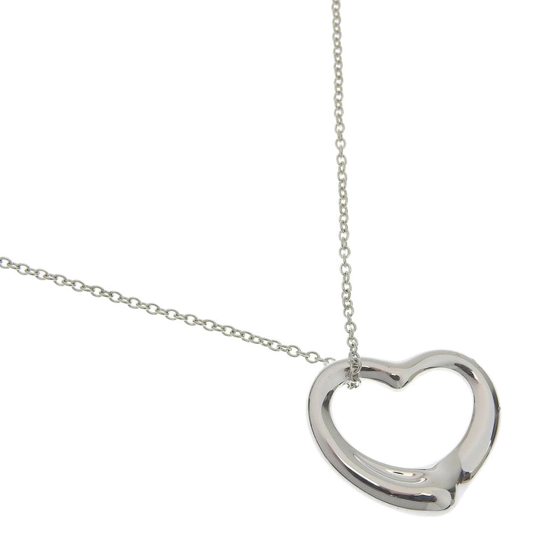 [Tiffany & CO.] Tiffany Coeur ouvert Elsa Peletti Silver 925 Collier pour dames A + rang