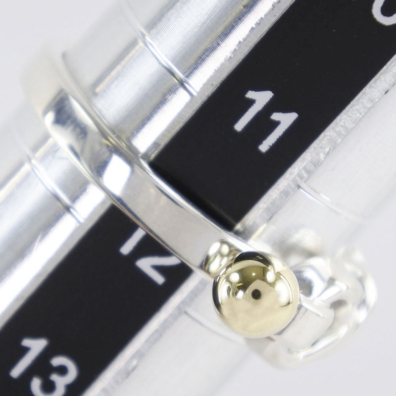 [Tiffany & Co.] Tiffany Hook & Ring / Ring Silver 925 × K18 옐로우 골드 번호 11.5 숙녀 링 / 링 A+Rank