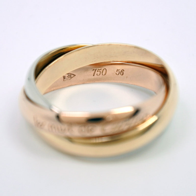 [까르띠에] 까르띠에 트리니티 트리플 링 / 링 K18 골드 No. 16 Unisex Ring / Ring SA Rank