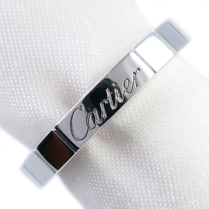 [Cartier] Cartier Laniere Ring / Ring K18 White Gold No. 10.5 Ladies Ring / Ring A+Rank