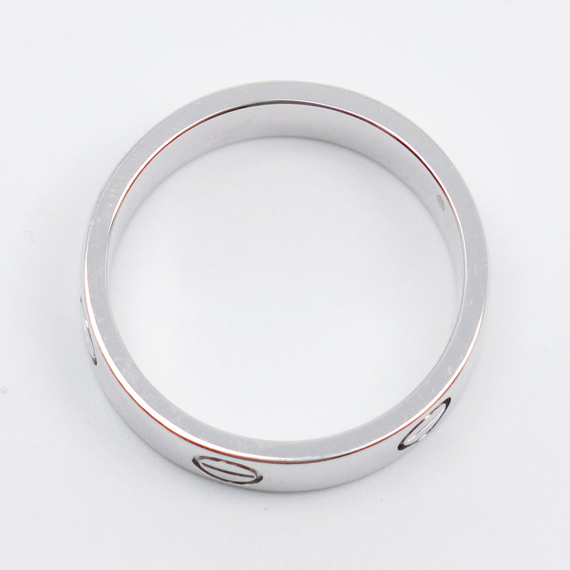 [Cartier] Cartier Love Ring / Ring K18 Gold White No. 20.5 Anillo / anillo de hombres A+Rango